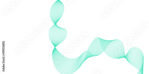Vector illustration of a slim fashion model silhouette featuring an abstract blue wave background with a beauty in lingerie for an artistic beach design