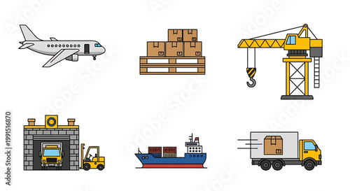 Cargo ship in the ocean water.