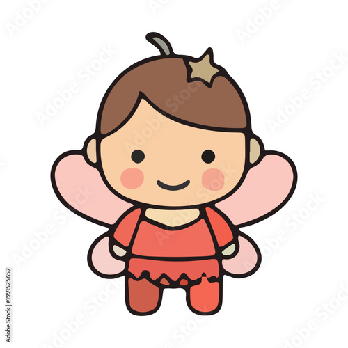 Cute Cartoon Fairy Character