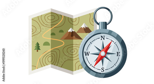 Compass Navigation Tool for Direction.
