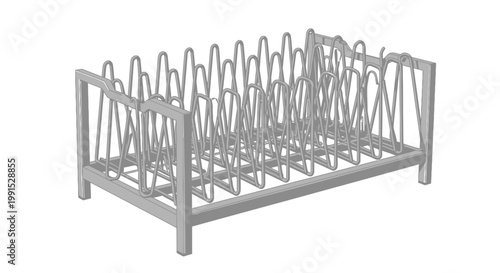 Dish rack for kitchen utensils only.