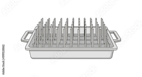 Dish rack for kitchen utensils only.