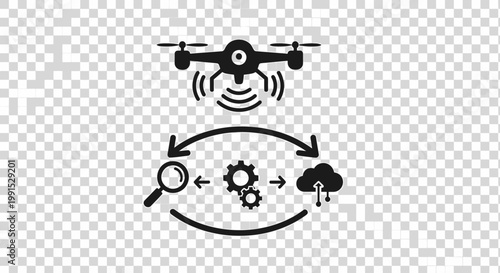 Drone Technology - Aerial Surveillance, Data Analysis, and Cloud Computing Integration.