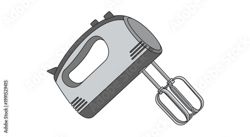 Electric Handheld Mixer Kitchen Appliance.