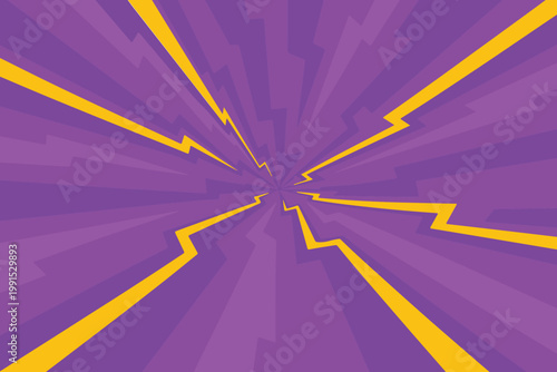 purple comic style shock effect background