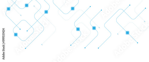 Abstract futuristic technology background. Technology background with crossed lines and dots.