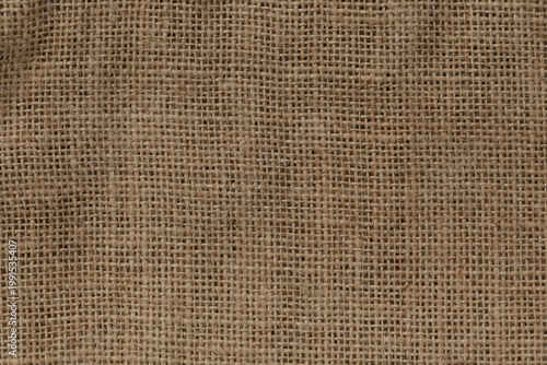Photos Brown sackcloth fabric texture or background, horizontal shape
