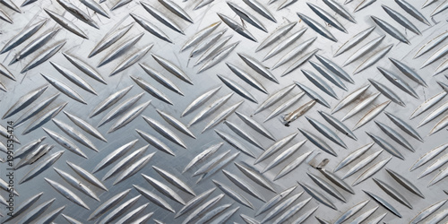 Metal diamond plate steel texture seamless industrial surface pattern background sheet aluminum gray shiny rough design