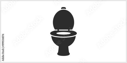 Black Toilet Icon