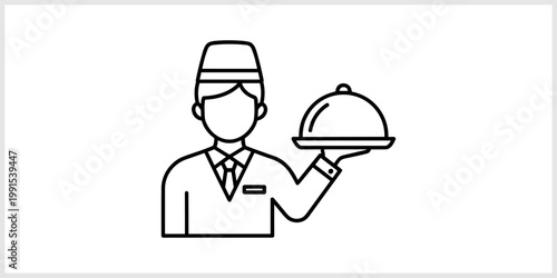 Bellboy Holding Food Platter