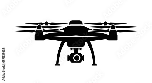 Drone with Camera Attached.