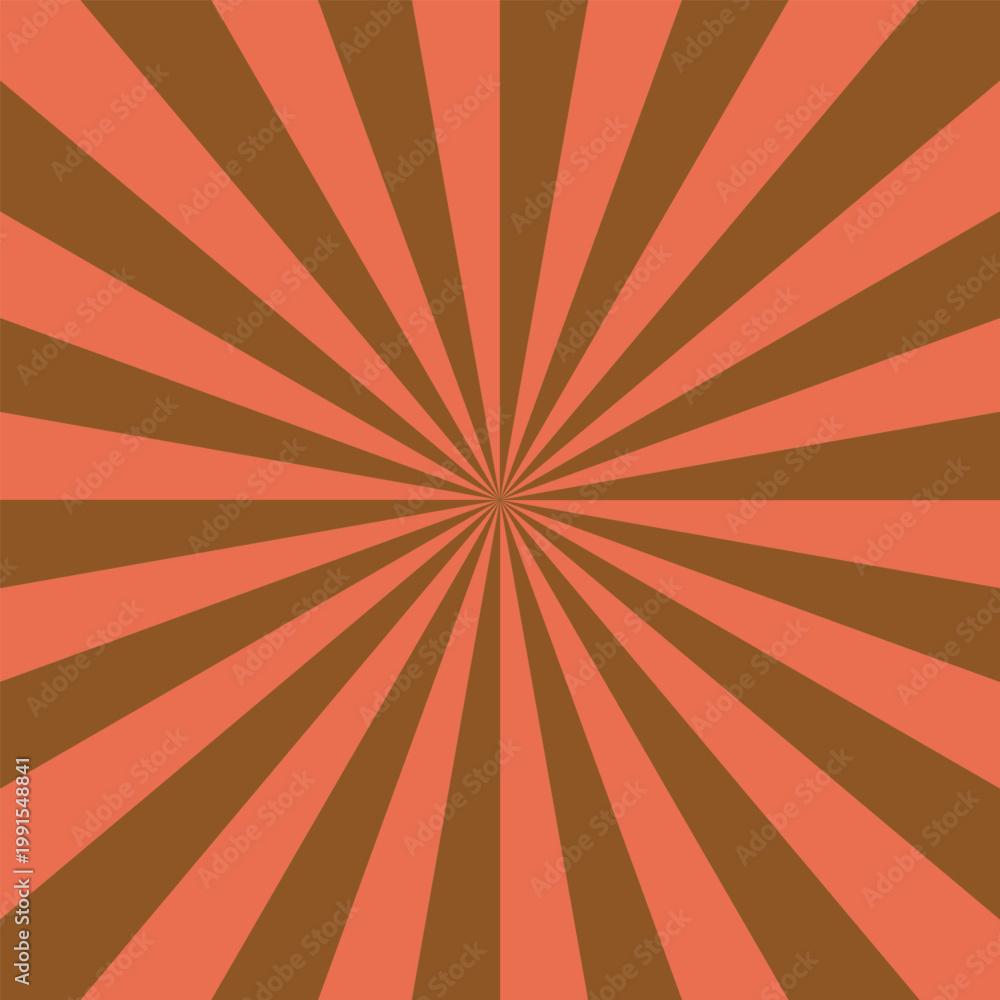 Obraz premium Abstract Colorful Sunburst Background with Radial Sun Rays Pattern.
