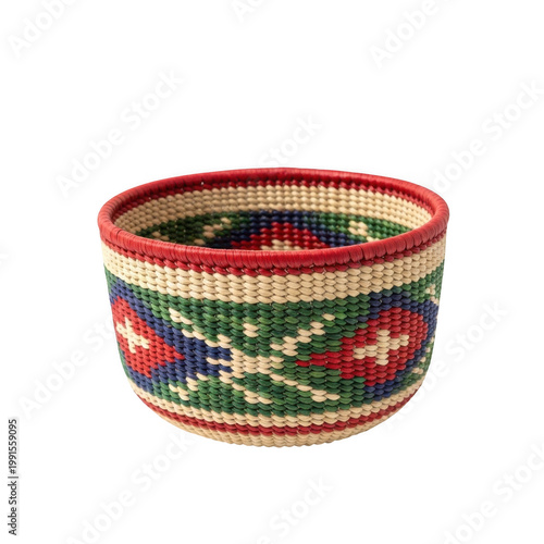 Vibrant handcrafted beaded bracelet or decorative band showcasing intricate tribal and cultural designs