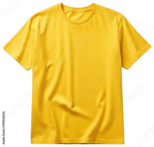 Yellow Shirt theme Bright Tshirt design Blank Tee cutout Cotton Apparel template Casual Top mockup Plain Jersey layout Mustard Clothing style Vibrant Garment element Wallpaper Background image