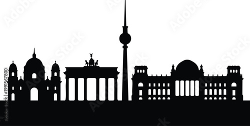 Berlin Skyline vector