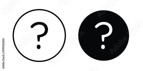 Doubts button icon vector design Illustration pack for apps.