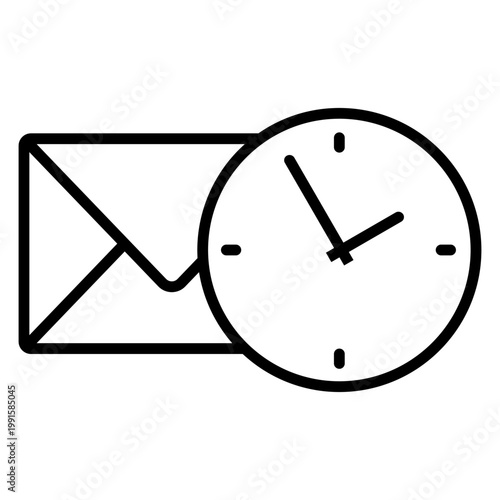Mail icon vector. Letter Illustration sign. Mail delivery symbol. Mailing list logo.