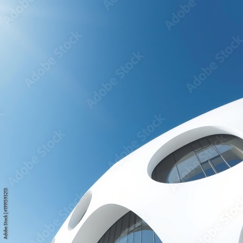 Innovative modern architecture showcasing urban design cityscape photography bright environment eye-level view creative aesthetics