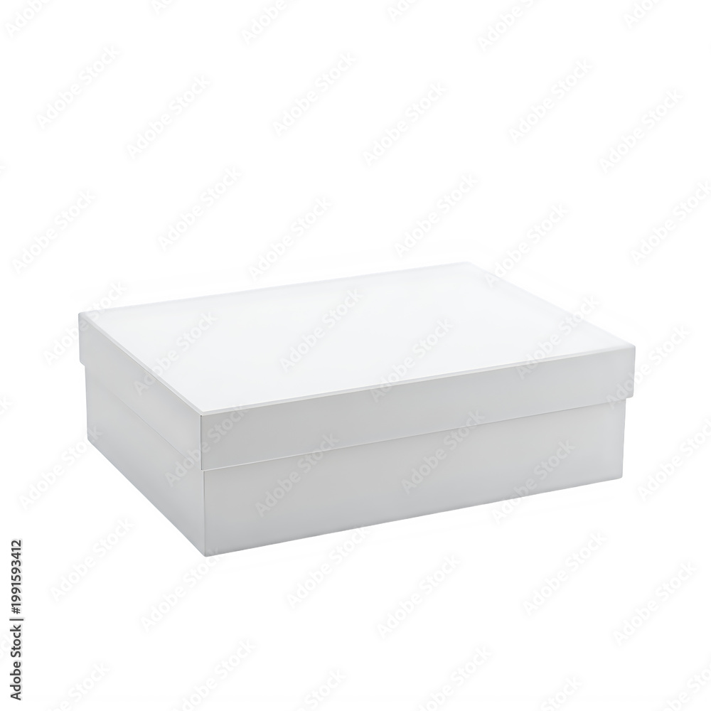 Fototapeta premium Modern rectangular foam mattress on a plain surface