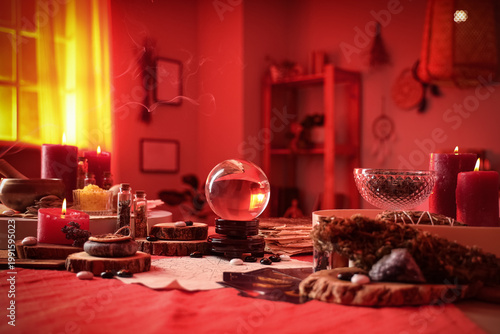 Fortune teller's magic attr...