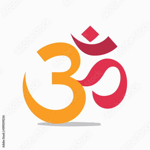 Om Symbol, Hinduism and Buddhism Sacred Icon