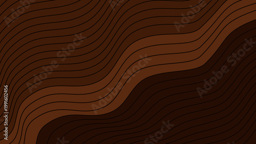 Foto Abstract Brown Wavy Lines Background Texture