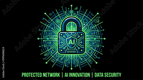 AI-Powered Cyber Security - Protecting Networks and Data Integrity.