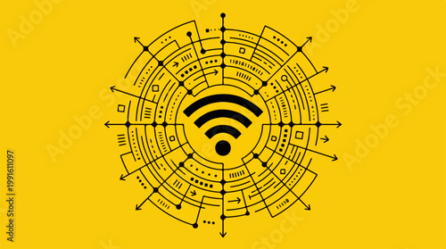 Wireless Network Connectivity - A Technological Illustration.
