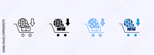 Import Icon Set Multistyle Various Collection Element For Design
