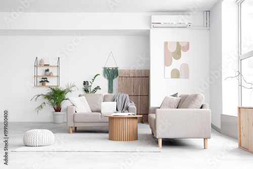 Interior of stylish living ...