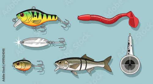 Fishing Lures and Tackle Equipment.