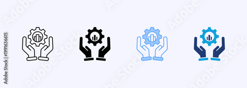 Service Icon Set Multistyle Various Collection Element For Design
