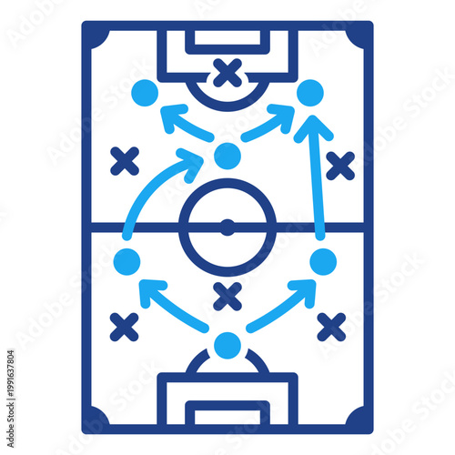 Football Tactics Icon