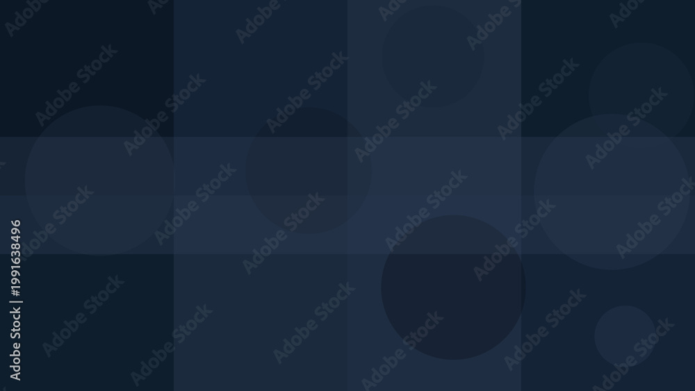 Fototapeta premium abstract dark geometric shapes with intersecting lines and soft glow on deep blue gradient background