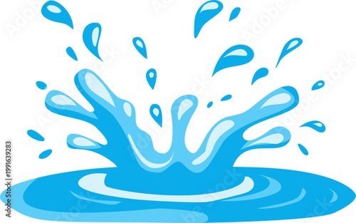 splash of water