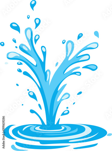 splash of water