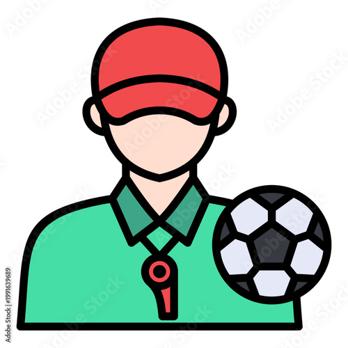 Football Coach Icon