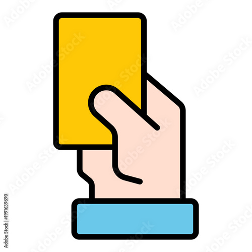 Yellow Card Icon