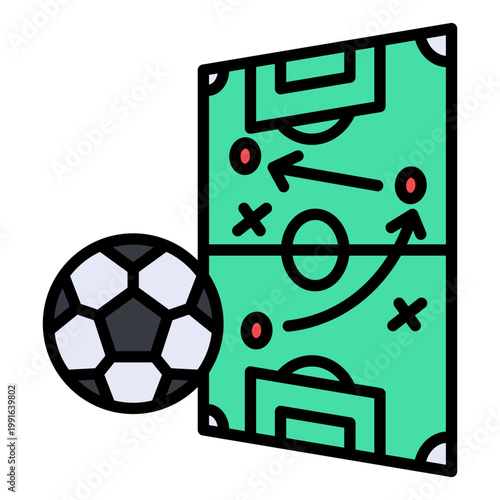 Soccer Tactics Icon