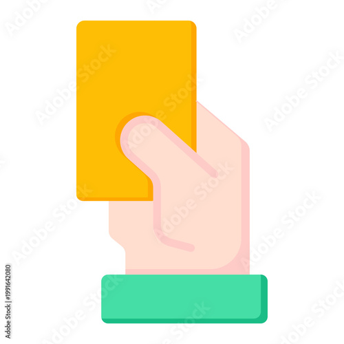 Yellow Card Icon