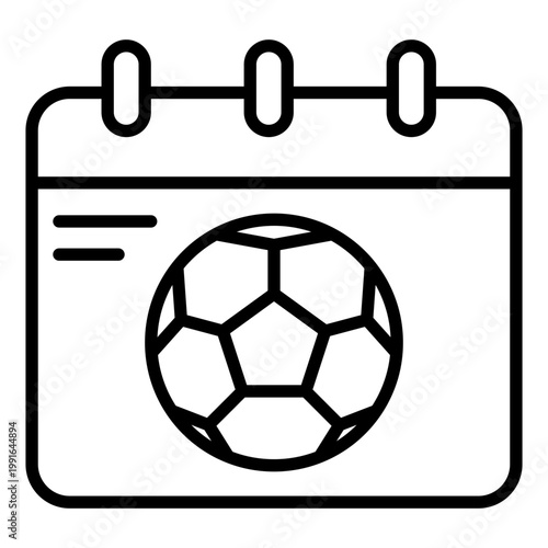 Football Agenda Icon