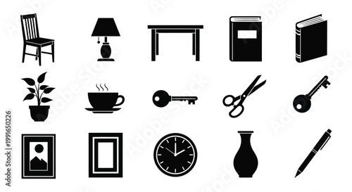 A classic rotary telephone depicted in stark black silhouette