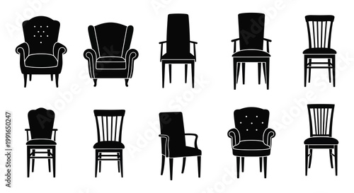 Vintage rotary telephone in stark contrast a bold silhouette