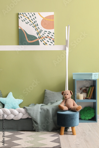 Interior of stylish childre...