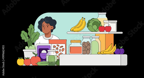 person preparing healthy food with fresh fruits and vegetables