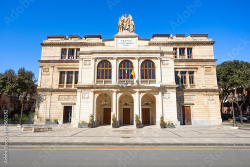 Fotografie Teatro Vittorio Emanuele theatre in Messina, Sicily