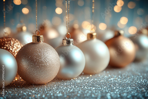 Hanging Christmas ornaments