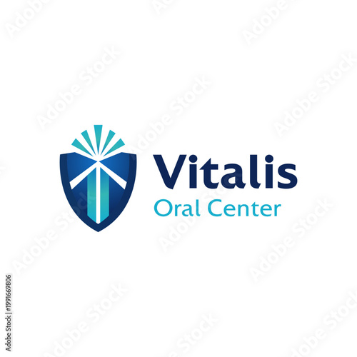 Dental studio promotional banner featuring modern clinic design, highlighting services and inviting decor for vitalis oral center marketing materials.