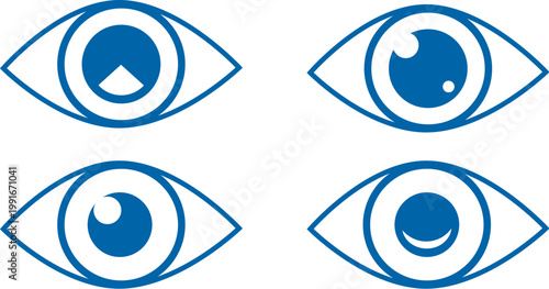 Eye icon set