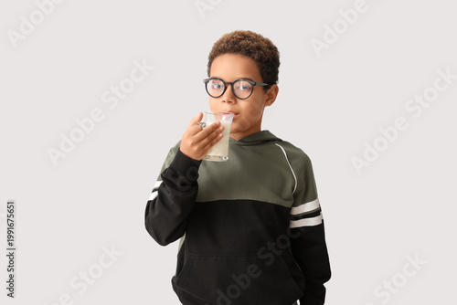 Little African-American boy...